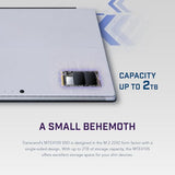TRANSCEND 2To M.2 2242 PCIe Gen4x4 NVMe 3D TLC DRAM-less