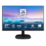 PHILIPS 273V7QJAB 27inch FHD 1920x1080 IPS 250cd 5ms LowBlue Flickerfree DP HDMI VGA Speaker tilt