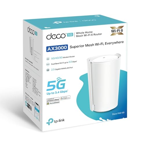 5G AX3000 Whole Home Mesh Wi-Fi 6 Router