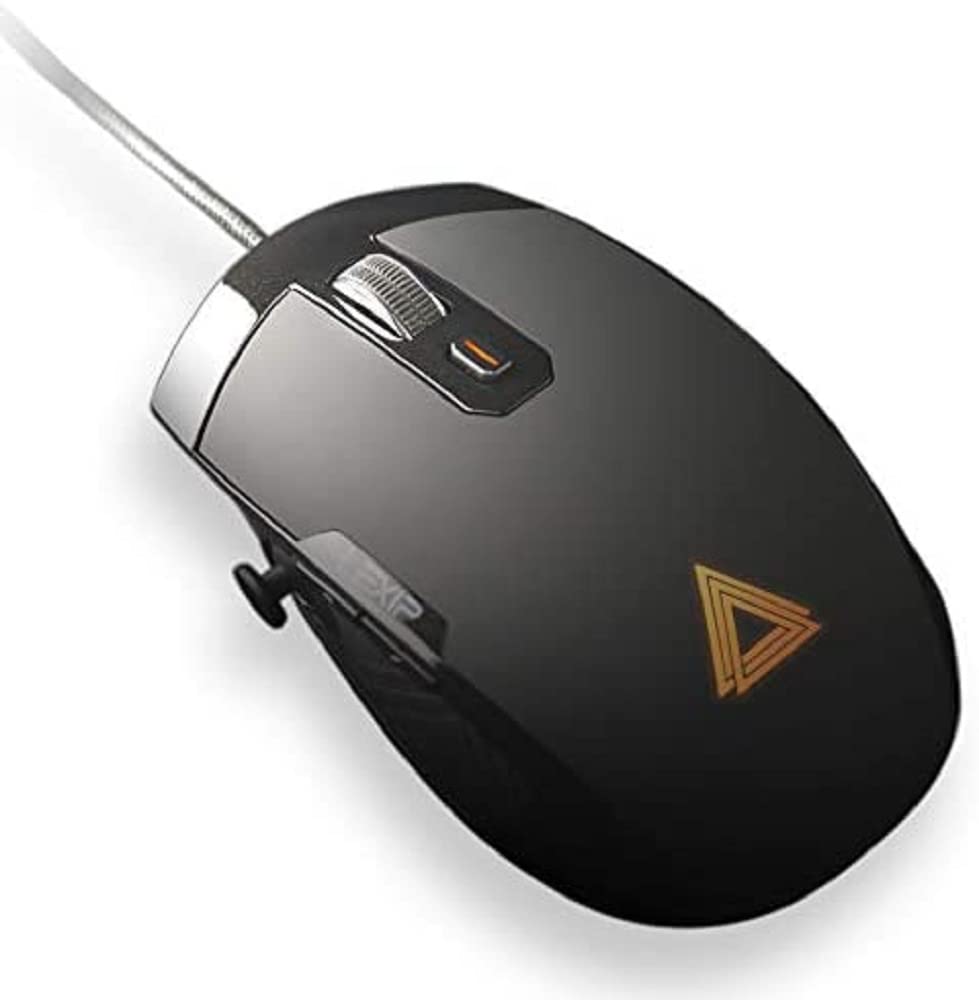 LEXIP 3D High performance Mouse CAD and Gaming uitive 3D movement thumb joystick 6 program. Buttons wired 12000dpi ceramic glider