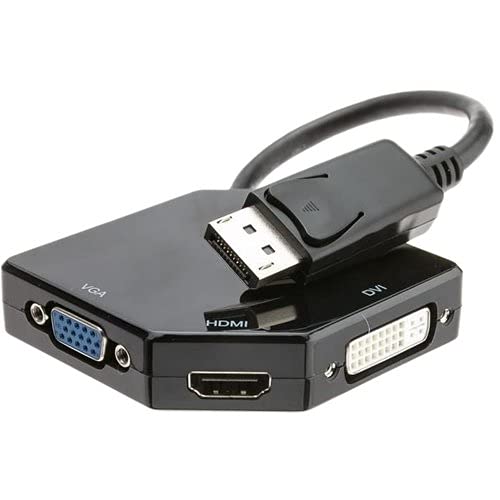 DISPLAYPORT TO HDMI/DVI/VGA ADAPTER