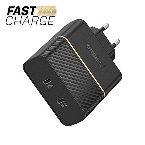EU Plug 50W-1XUSB-C30W+1X USB-C20WUSB-PD