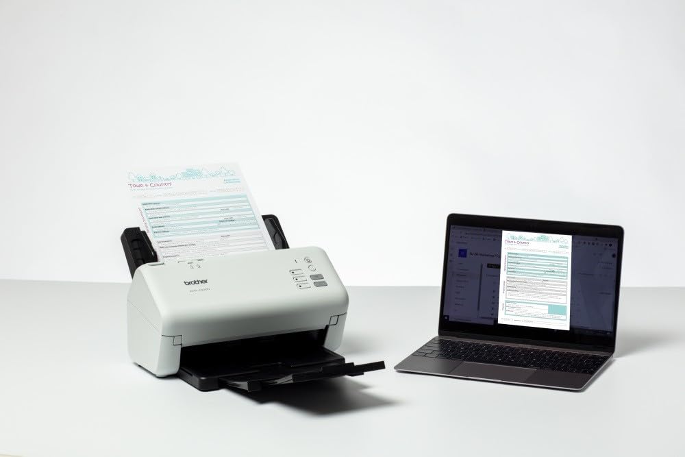 BROTHER Document Scanner Duplex Office 40ppm/80ipm ADF Feeder 80 f. ethernet