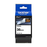 BROTHER P-TOUCH TZE-741 noir sur vert 18mm