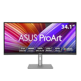 ASUS ProArt PA34VCNV écran plat de PC 86,6 cm (34.1") 3440 x 1440 pixels UltraWide Quad HD LCD Noir