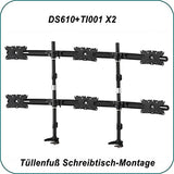 AAVARA Support à poser DS610 - 6 écrans