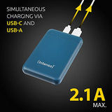 INTENSO PowerBank XS5000 USB / Type-C -5000 mAh pétrole