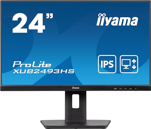 "iiyama ProLite XUB2493HS-B6 écran plat de PC 60,5 cm (23.8"") 1920 x 1080 pixels Full HD LED Noir"