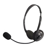 MCL-SAMA Casque stereo avec micro controle volume integre - Noir