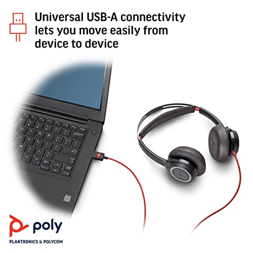 POLY Blackwire 7225 Micro Casque sans perche USB-A noir