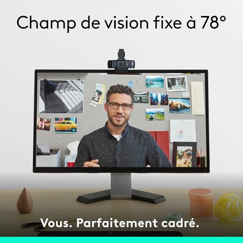 LOGITECH C920e Webcam colour 720p 1080p audio USB 2.0