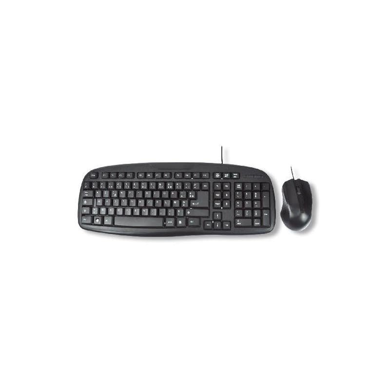MCL MP3A99AACK2012BIB - Kit clavier + souris filaire en bioplastique French AZERTY