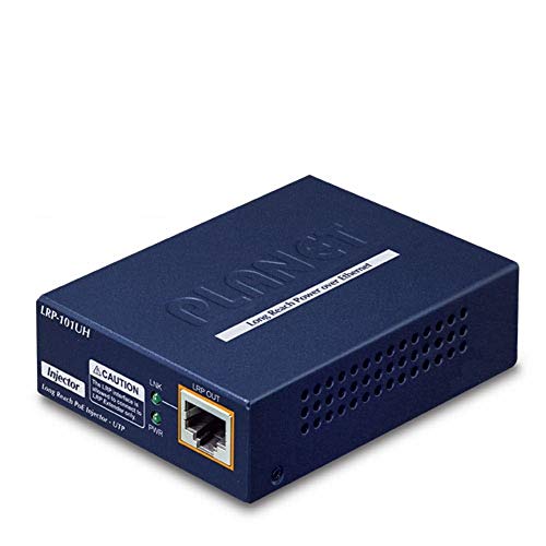 PLANET LRP-101U-KIT prolongateur réseau Émetteur et récepteur réseau Bleu 10, 100 Mbit/s