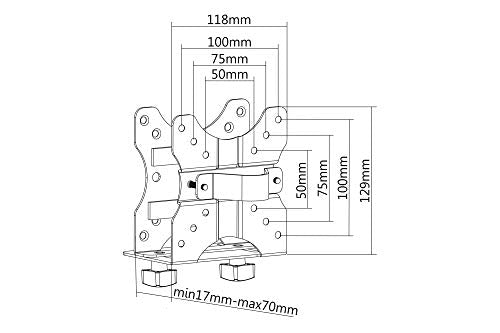 Digitus DA-90360 support d'écran plat pour bureau Noir