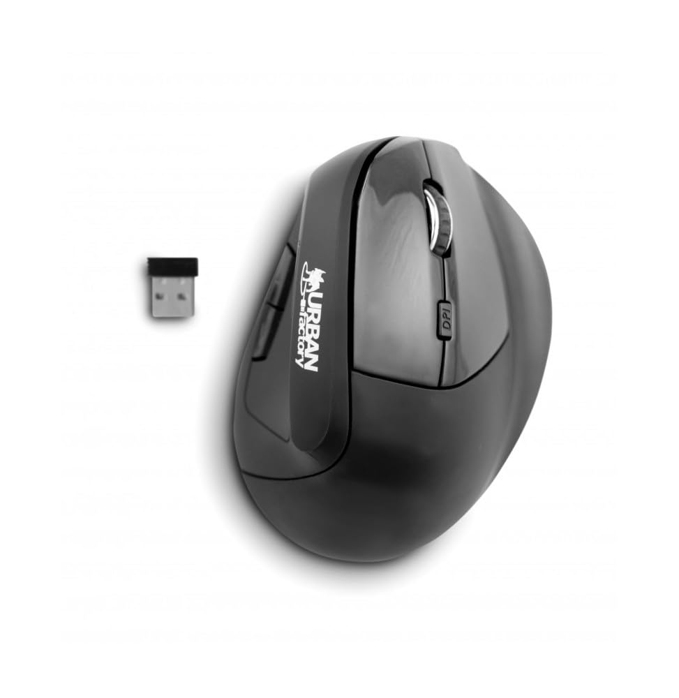 URBAN FACTORY ERGO PRO SOURIS SANS FIL 2.4GHZ ERGONOMIQUE VERTICALE POUR DROITIER