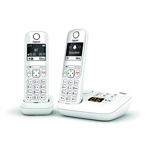 Gigaset AS690A DUO tél.DECT + REP - base + 2 combinés blancs