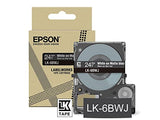 EPSON Matte Tape Khaki/White 24mm 8m LK-6QWJ