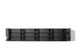 QNAP 12+6 Bay 2U NAS Intel Xeon D-1622 4cores/8threads 3.2GHz processor 32Go ECC DDR4 6x2.5p 12x3.5p SATA