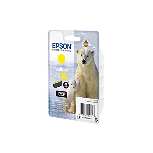 Cartouche EPSON C13T26344012 26XL- Yellow