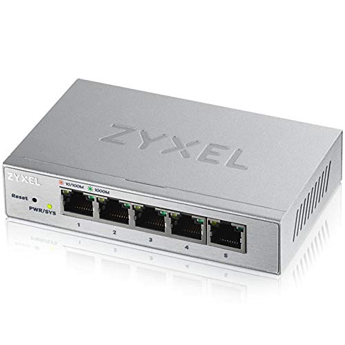 Zyxel GS1200-5 Géré Gigabit Ethernet (10/100/1000) Argent