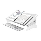 DATAFLEX Porte copie/doc. Acrylique - Hauteur réglable 49411