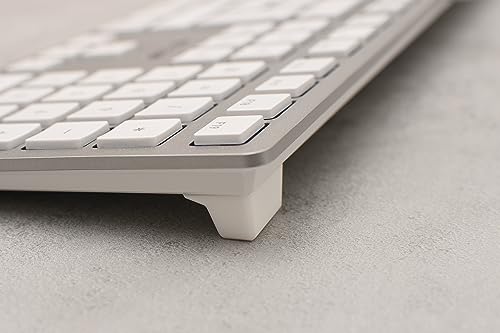 CHERRY Clavier KC 6000 SLIM FOR MAC USB argent/blanc