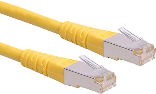 Cordon RJ45 catégorie 6 F/UTP jaune - 1 m