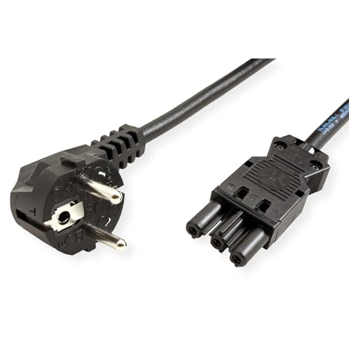 BACHMANN Cordon secteur noir GST18 - 1,5 m