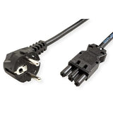 BACHMANN Cordon secteur noir GST18 - 5,0 m