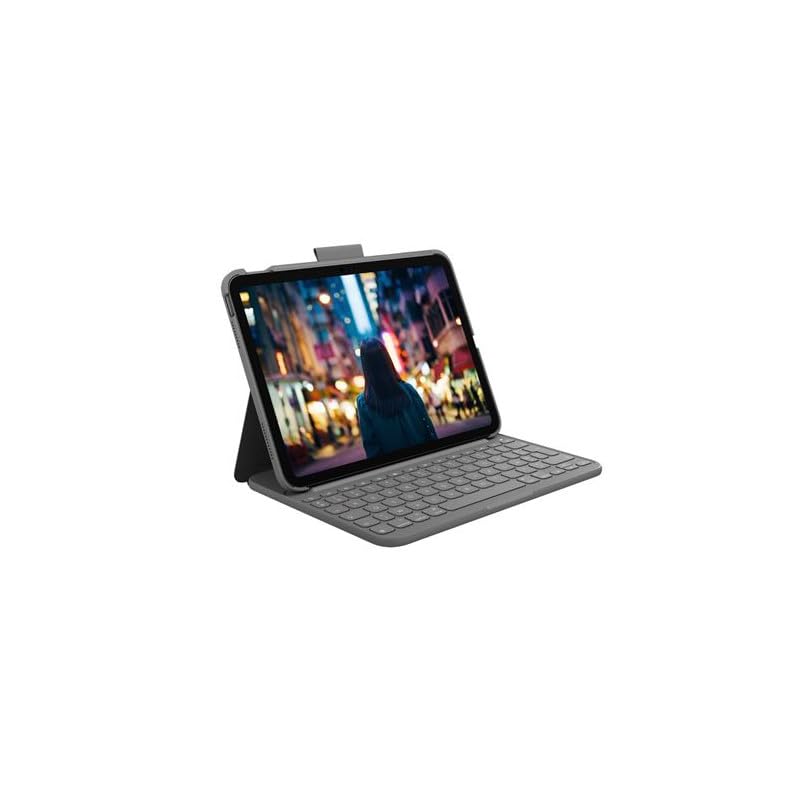 LOGITECH Slim Folio for iPad 10th gen - GREY - (FR) - CENTRAL