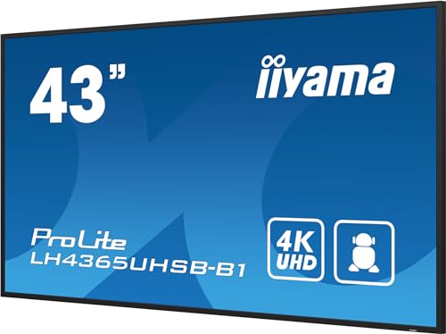 IIYAMA- Afficheur professionnel 43   LH4365UHSB-B1