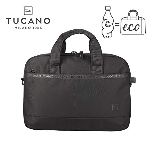 TUCANO Mallette haut de gamme Laptop 13 MacBook 14" noire