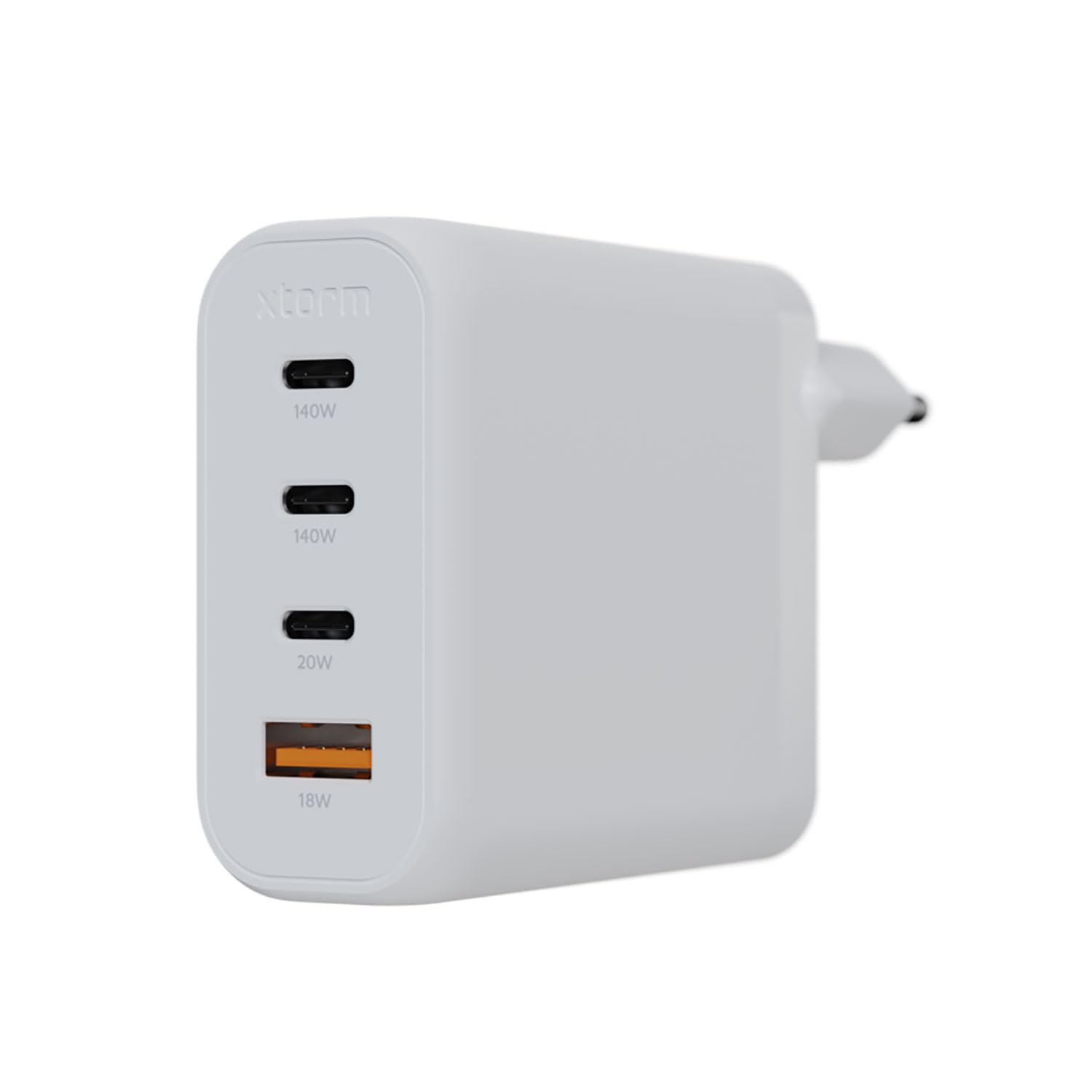 XTORM Chargeur mural écologique XEC140 140 W 4 ports USB-A USB-C PD certifié GRS