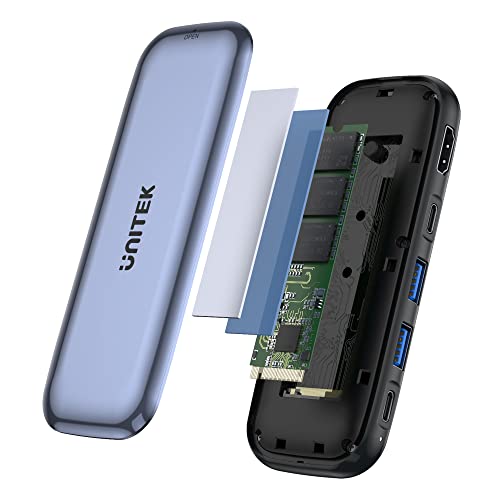 Boîtier SSD M.2  NVMe Docking HDMI + 2xUSB-A + PD100W