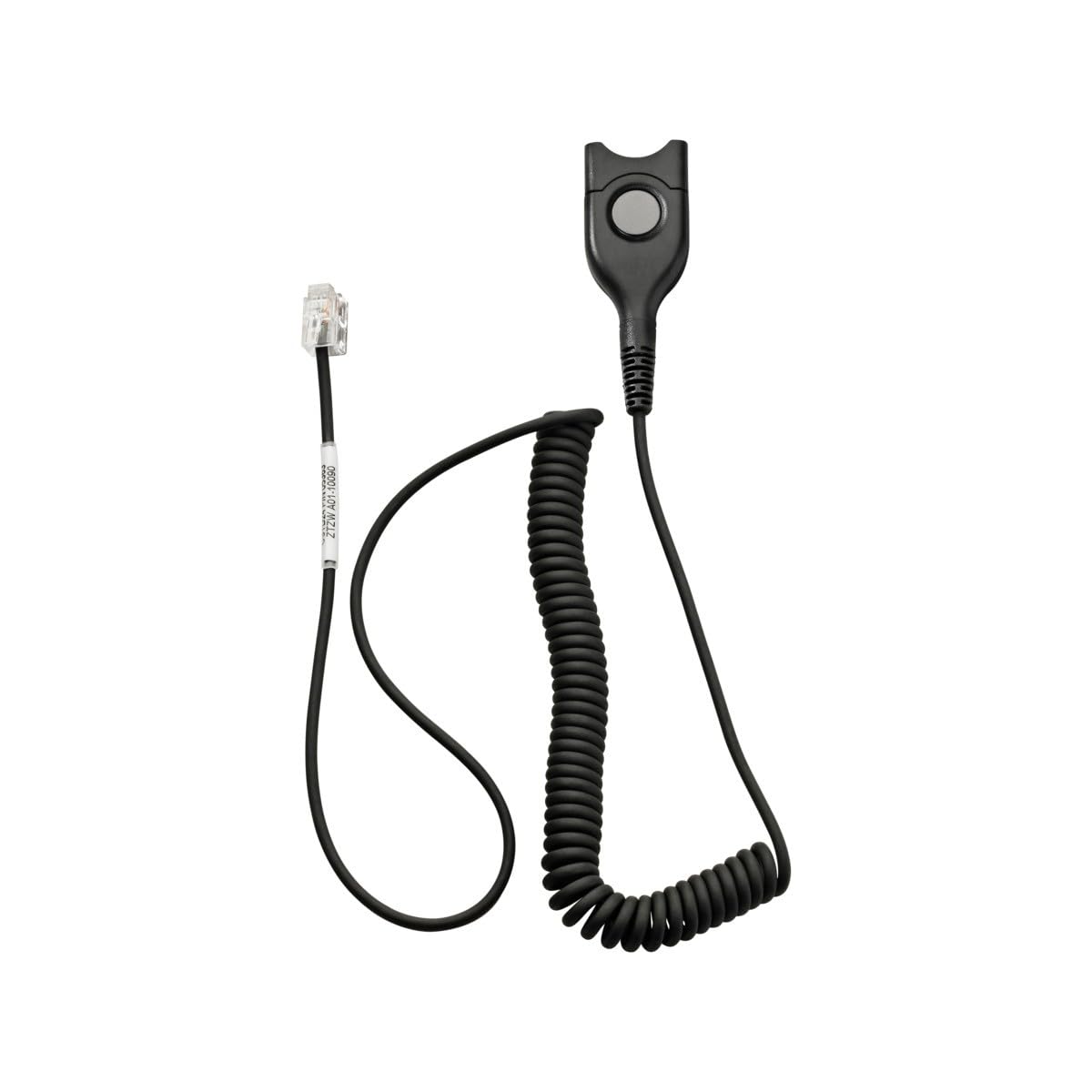 EPOS Bottom cable: EasyDisconnect to Modular Plug Coiled cable code 17. To be used for direct connection to some phon