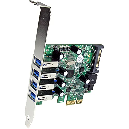 4 Port PCI Express PCIe USB 3.0 Card