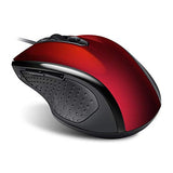 Souris ergonomique SHAPE 6D USB rouge