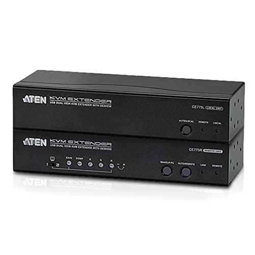 Aten CE775 prolongateur KVM Double Écran VGA/USB/Audio 300M