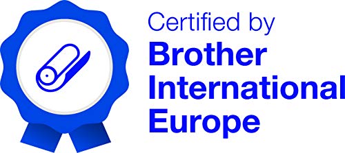 BROTHER UNCOATED THERMAL TRANSFER LABEL 102MM X 74MM 1100 LABELS PK OF 6