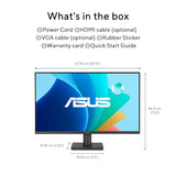 ASUS VA279HG 27p IPS WLED FHD 16:9 120Hz 300cd/m2 1ms HDMI D-Sub Black