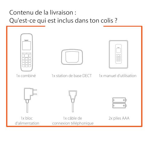 Gigaset CL660 Téléphone sans fil DECT - base + combiné