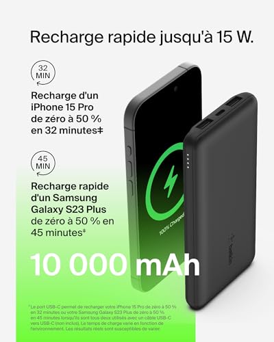 BELKIN 10k Power Bank + 25W EU + 1m C-C Bundle