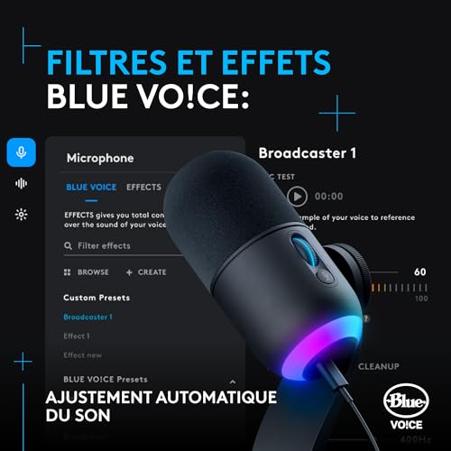 LOGITECH G Yeti GX Microphone USB black
