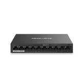 Mercusys MS110P commutateur réseau Géré Fast Ethernet (10/100) Connexion Ethernet, supportant l'alimentation via ce port (PoE) Noir