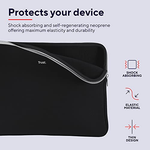 TRUST Housse de protection PRIMO pour ordinateur portable 15.6p - noire