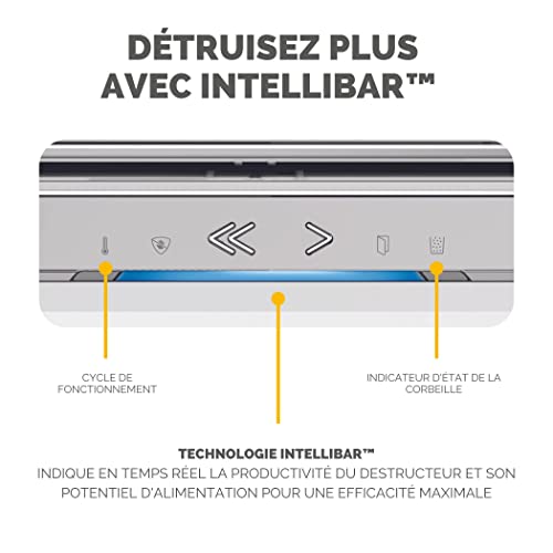 FELLOWES DESTRUCTEUR MICROSHRED LX211 BLANC COUPE MIRCROPARTICULES 230V EU/UK