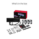 ASUS ROG RYUO III 360 ARGB all-in-one CPU liquid cooler with Asetek 8th gen pump solution and Anime Matrix LED Display