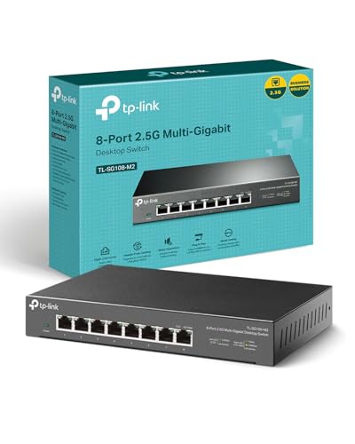Omada 8-Port 2.5G Multi-Gigabit Desktop