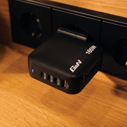 VERBATIM MINI GAN CHARGER 165W 4 PORT US/EU/UK ADP WCF (P)