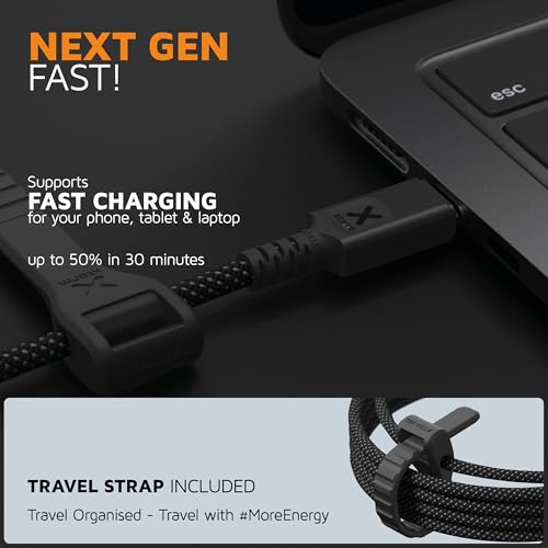 XTorm cordon USB Type-C PD Next Gen Ultra 240W 1,5 m, noir